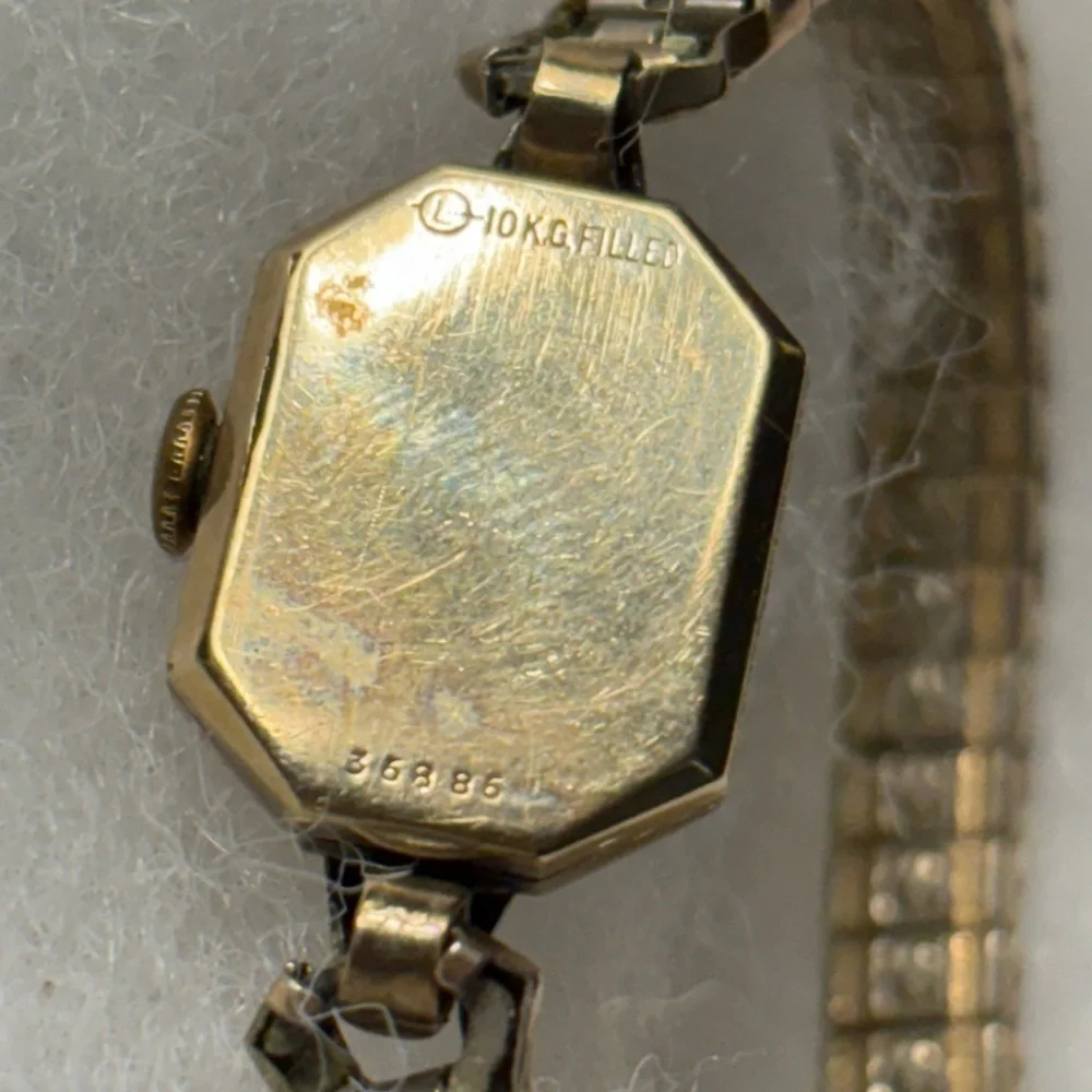 Vintage Paul Breguette Ladies Watch Untested Spiedel 10KGF Expansion Band